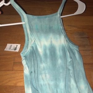 Charlotte russe tye dye crop tank top